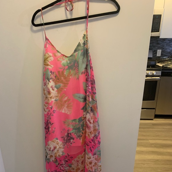 Show Me Your MuMu Erlyn Maxi Dress - Tropical Barbie - Picture 2 of 7